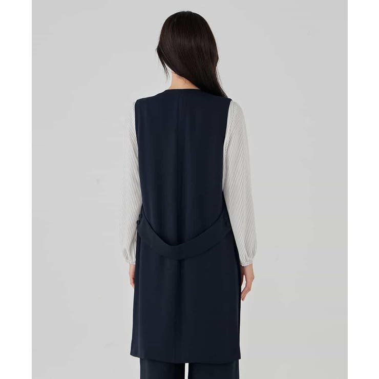 サテンサイドスリットジレ【洗える/速乾/毛玉になりにくい/イージーケア】 | a.v.v【WOMEN】 | 詳細画像24 