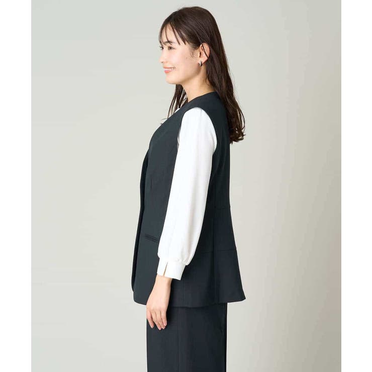 7部袖ペプラムブラウス&スカートセットアップ レディース 女性