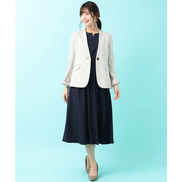 【洗える】Vネックジャケット | a.v.v【WOMEN】 | 詳細画像14