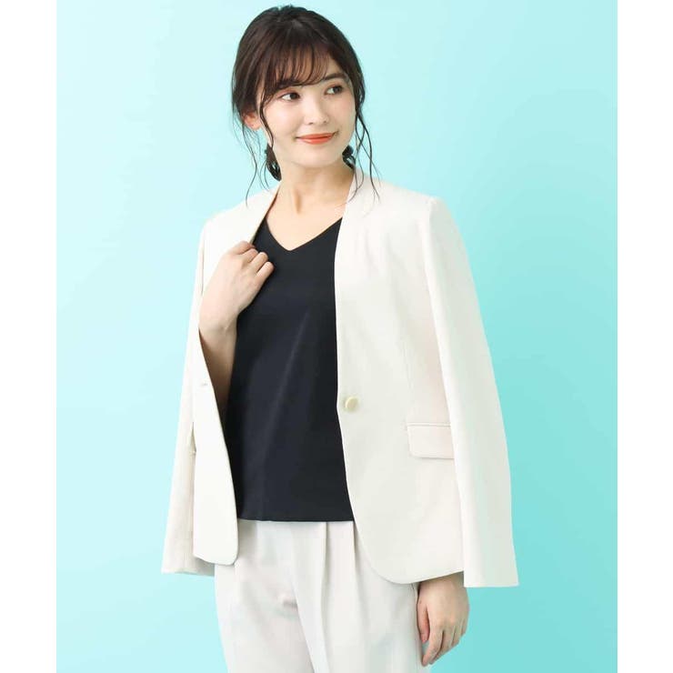 【洗える】Vネックジャケット | a.v.v【WOMEN】 | 詳細画像19