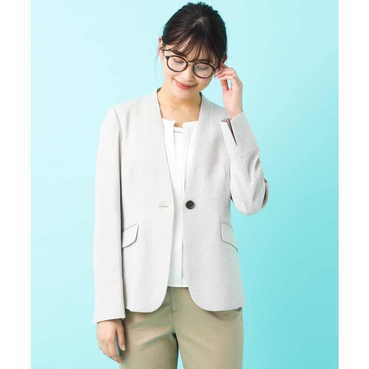 【洗える】Vネックジャケット | a.v.v【WOMEN】 | 詳細画像2