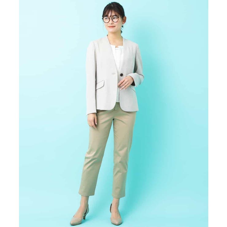 【洗える】Vネックジャケット | a.v.v【WOMEN】 | 詳細画像4