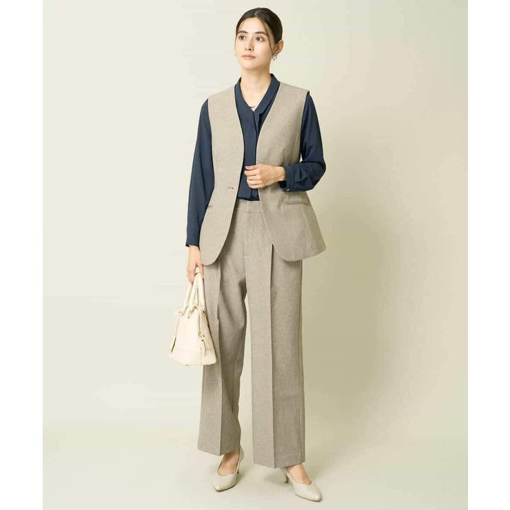 ツイード調ペプラムジレ | a.v.v【WOMEN】 | 詳細画像11 