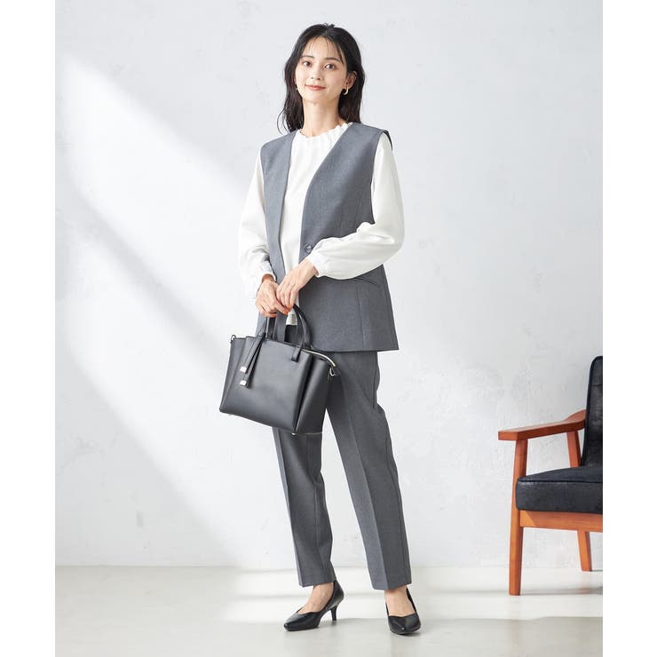 ツイード調ペプラムジレ | a.v.v【WOMEN】 | 詳細画像16 