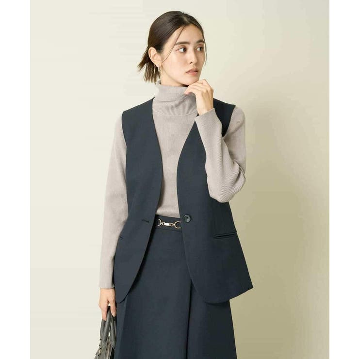 ツイード調ペプラムジレ | a.v.v【WOMEN】 | 詳細画像2 