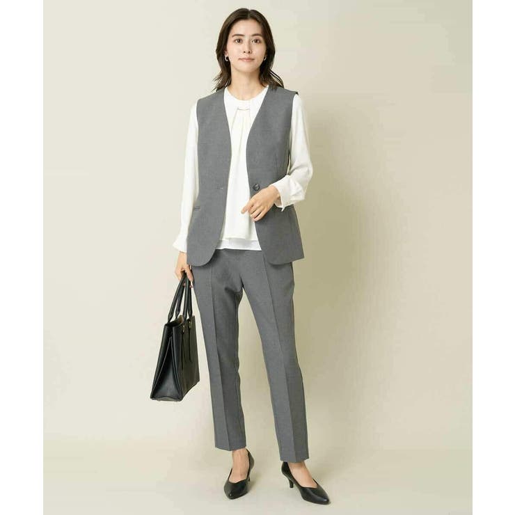 ツイード調ペプラムジレ | a.v.v【WOMEN】 | 詳細画像21 