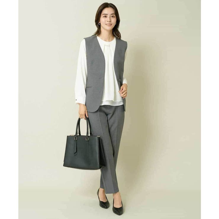 ツイード調ペプラムジレ | a.v.v【WOMEN】 | 詳細画像22 