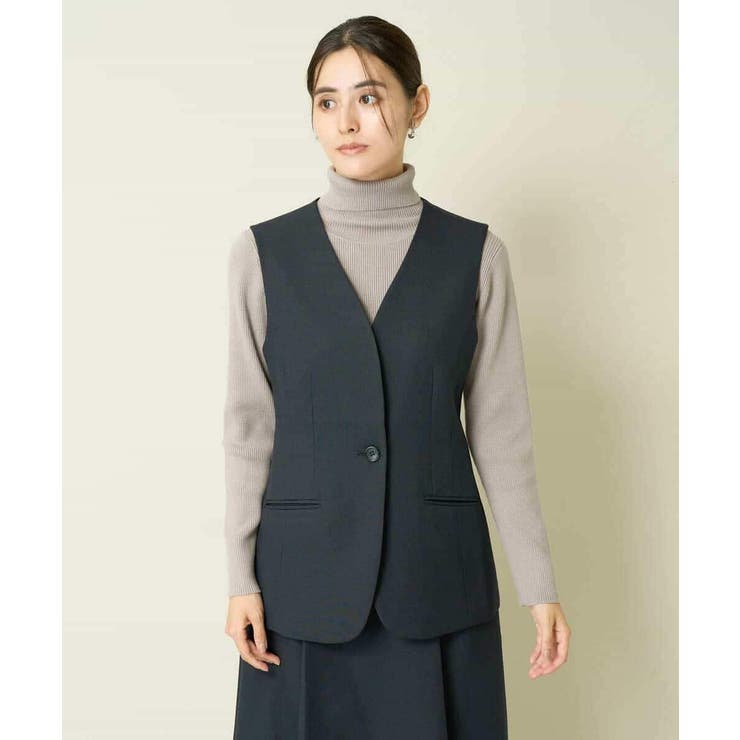 ツイード調ペプラムジレ | a.v.v【WOMEN】 | 詳細画像25 