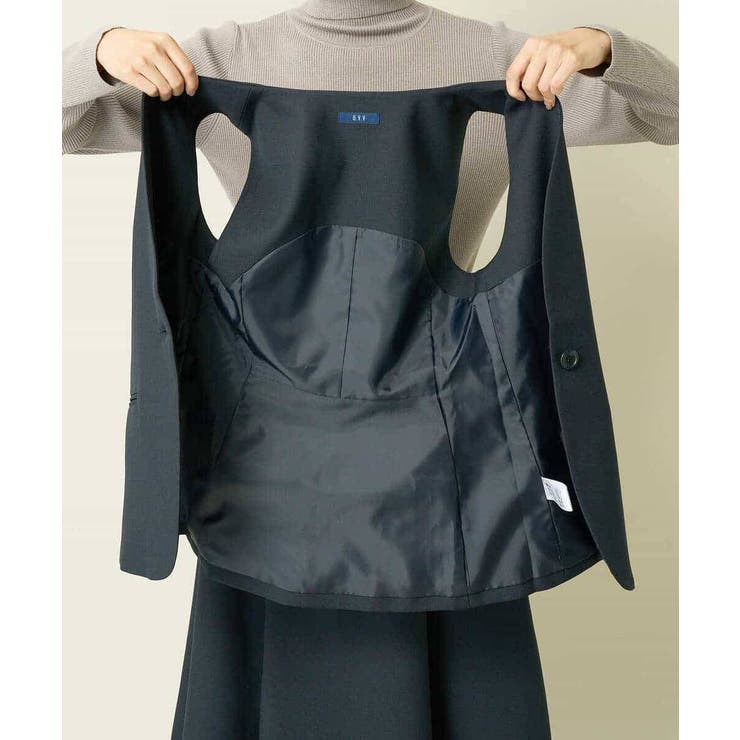 ツイード調ペプラムジレ | a.v.v【WOMEN】 | 詳細画像29 