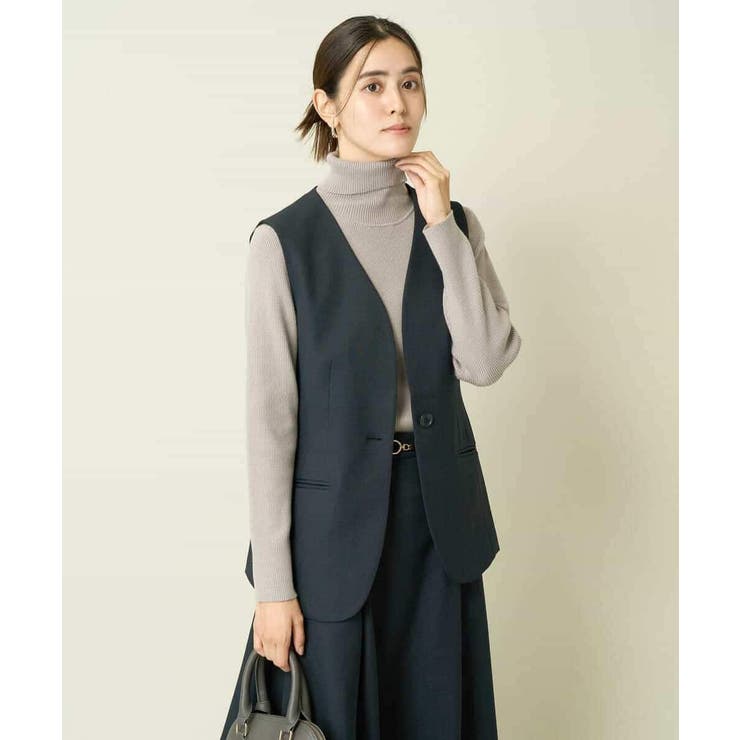 ツイード調ペプラムジレ | a.v.v【WOMEN】 | 詳細画像3 