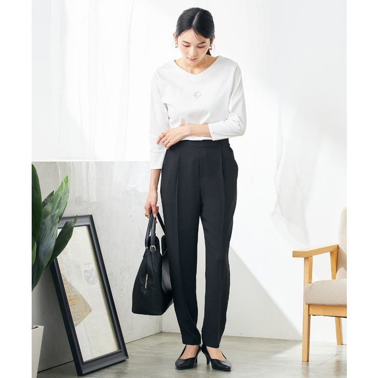 VネックスムースTシャツ | a.v.v【WOMEN】 | 詳細画像4 