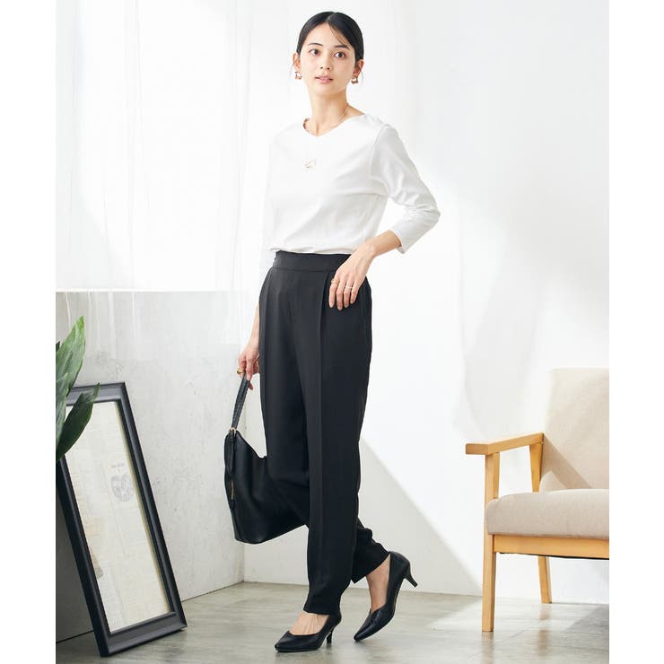 VネックスムースTシャツ | a.v.v【WOMEN】 | 詳細画像5 