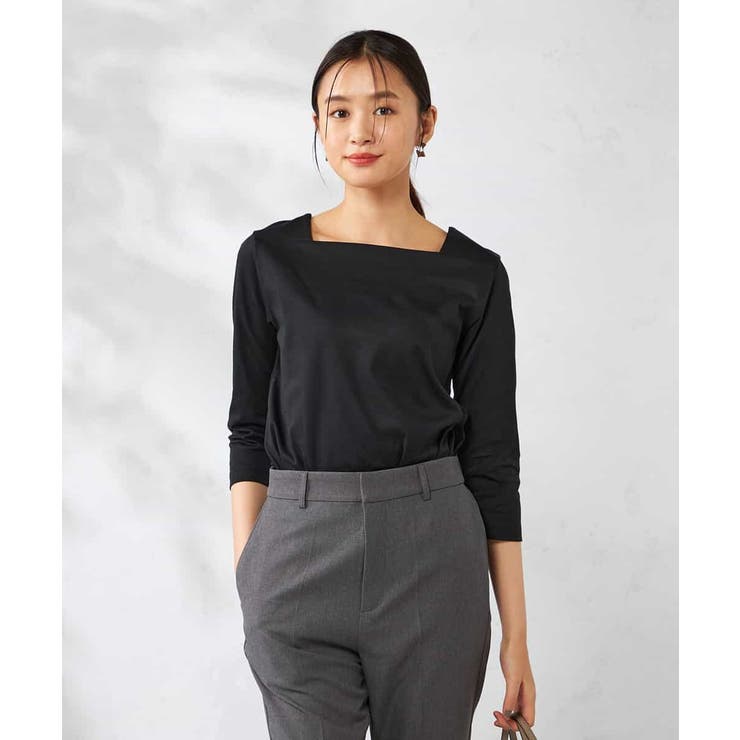 スクエアネックスムースTシャツ | a.v.v【WOMEN】 | 詳細画像16 