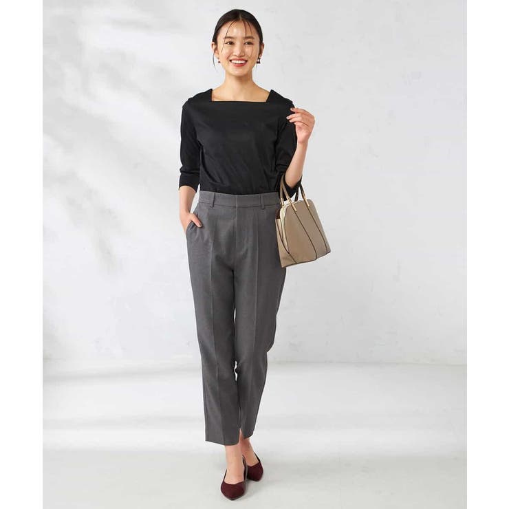 スクエアネックスムースTシャツ | a.v.v【WOMEN】 | 詳細画像18 