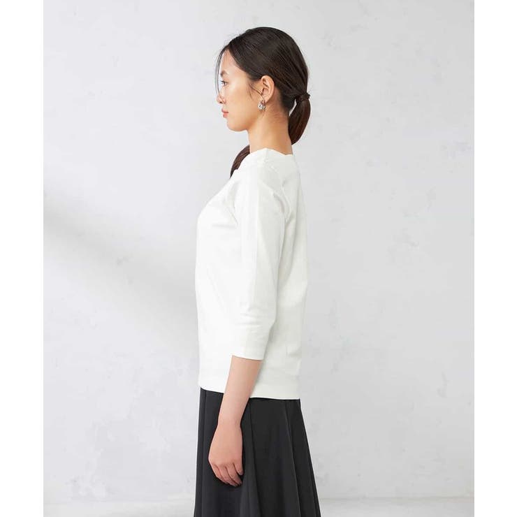 スクエアネックスムースTシャツ | a.v.v【WOMEN】 | 詳細画像29 