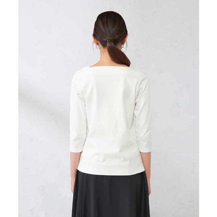 スクエアネックスムースTシャツ | a.v.v【WOMEN】 | 詳細画像30 