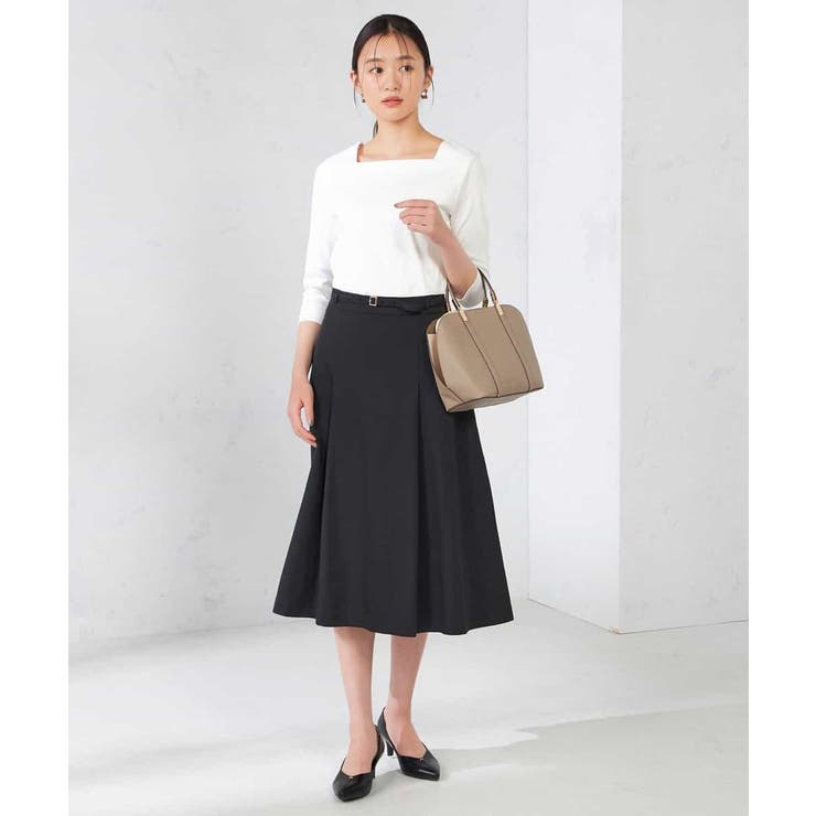 スクエアネックスムースTシャツ | a.v.v【WOMEN】 | 詳細画像8 