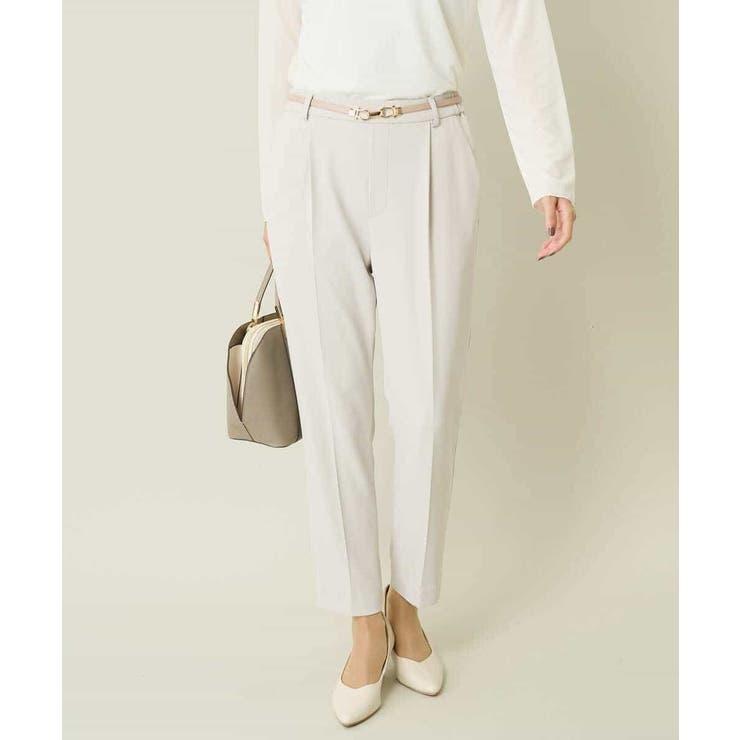 【洗える イージーケア】サテンストレッチスリムテーパードパンツ【セットアップ対応… | a.v.v【WOMEN】 | 詳細画像25 