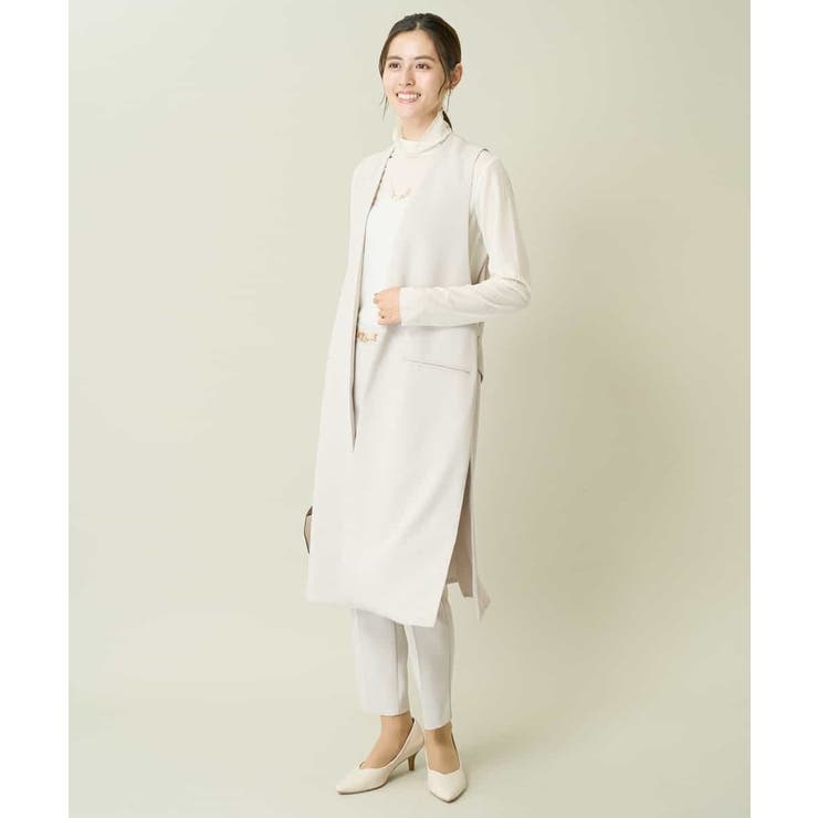 【洗える イージーケア】サテンストレッチスリムテーパードパンツ【セットアップ対応… | a.v.v【WOMEN】 | 詳細画像27 