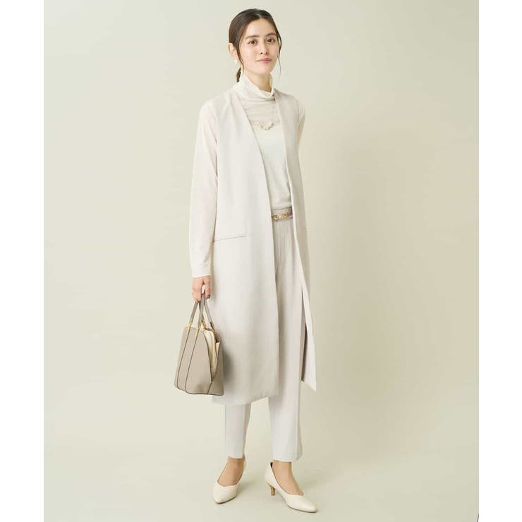 【洗える イージーケア】サテンストレッチスリムテーパードパンツ【セットアップ対応… | a.v.v【WOMEN】 | 詳細画像28 