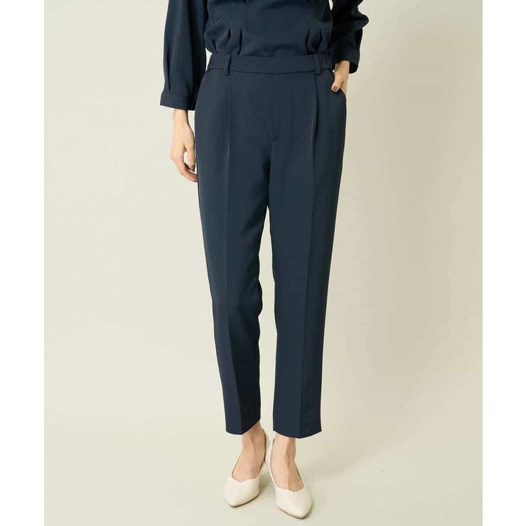 【洗える イージーケア】サテンストレッチスリムテーパードパンツ【セットアップ対応… | a.v.v【WOMEN】 | 詳細画像38 