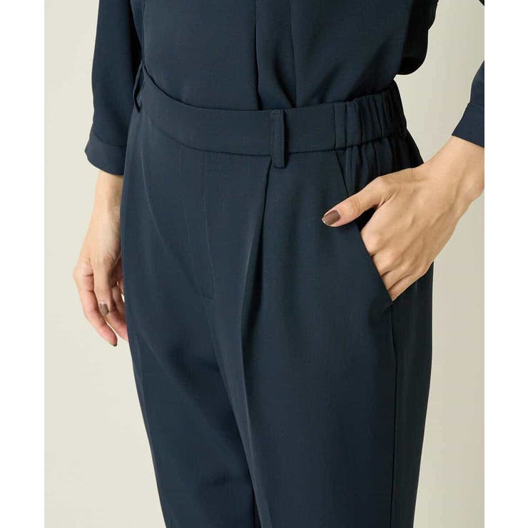 【洗える イージーケア】サテンストレッチスリムテーパードパンツ【セットアップ対応… | a.v.v【WOMEN】 | 詳細画像41 