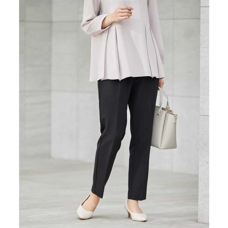 【洗える/ストレッチ/セットアップ対応】ダブルクロステーパードパンツ | a.v.v【WOMEN】 | 詳細画像27 