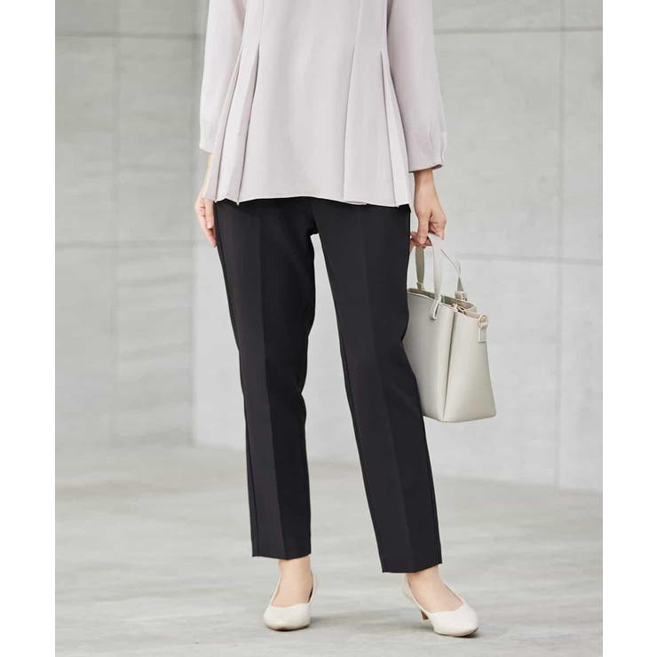 【洗える/ストレッチ/セットアップ対応】ダブルクロステーパードパンツ | a.v.v【WOMEN】 | 詳細画像28 