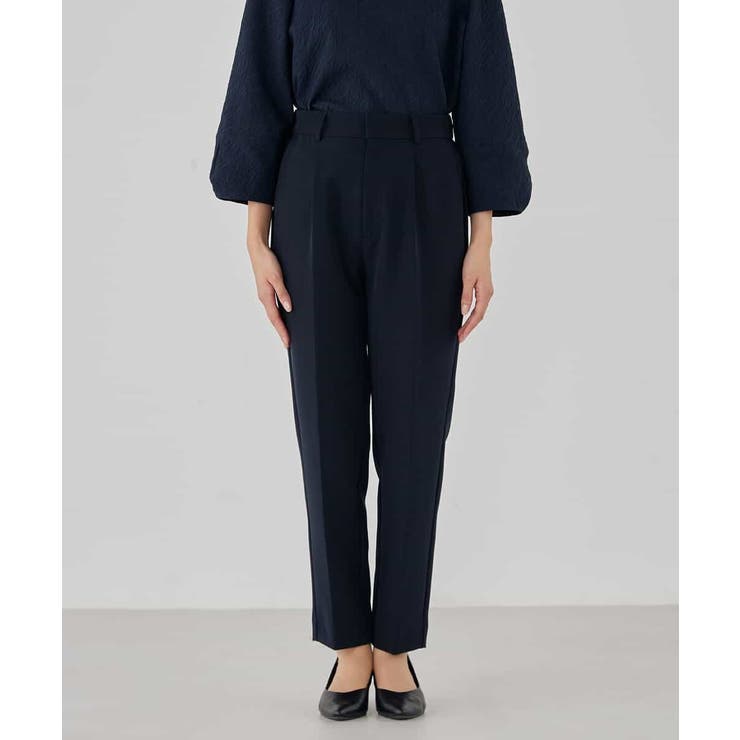 【洗える/ストレッチ/セットアップ対応】ダブルクロステーパードパンツ | a.v.v【WOMEN】 | 詳細画像33 