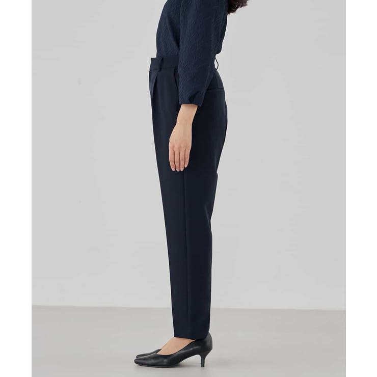 【洗える/ストレッチ/セットアップ対応】ダブルクロステーパードパンツ | a.v.v【WOMEN】 | 詳細画像34 