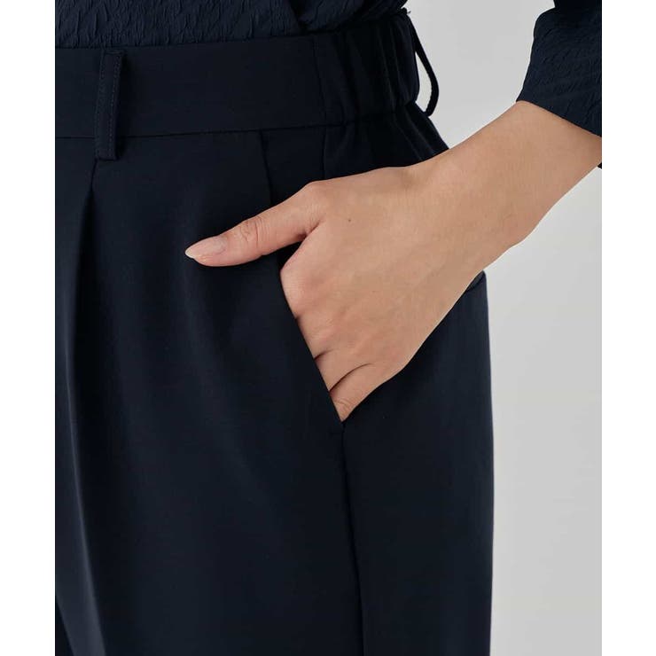 【洗える/ストレッチ/セットアップ対応】ダブルクロステーパードパンツ | a.v.v【WOMEN】 | 詳細画像37 