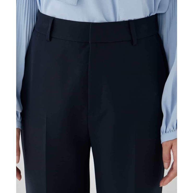 【洗える/ストレッチ/セットアップ対応】ダブルクロスストレートパンツ | a.v.v【WOMEN】 | 詳細画像3 