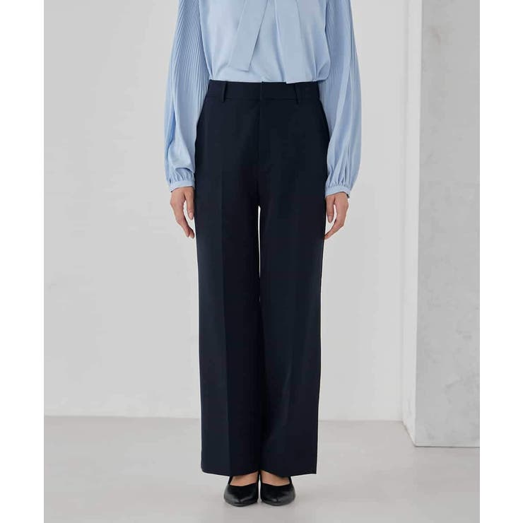 【洗える/ストレッチ/セットアップ対応】ダブルクロスストレートパンツ | a.v.v【WOMEN】 | 詳細画像45 