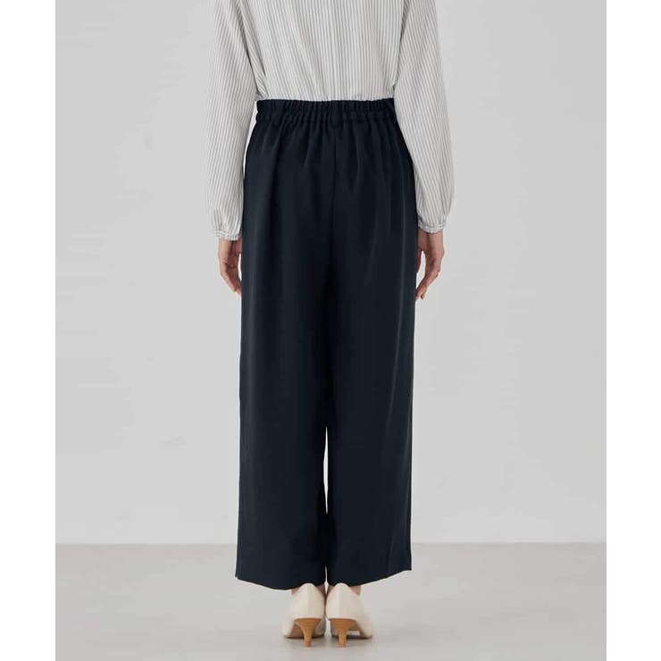 サテンワイドクロップドパンツ【洗える/速乾/毛玉になりにくい/イージーケア】 | a.v.v【WOMEN】 | 詳細画像23 