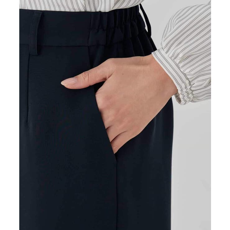 サテンワイドクロップドパンツ【洗える/速乾/毛玉になりにくい/イージーケア】 | a.v.v【WOMEN】 | 詳細画像26 