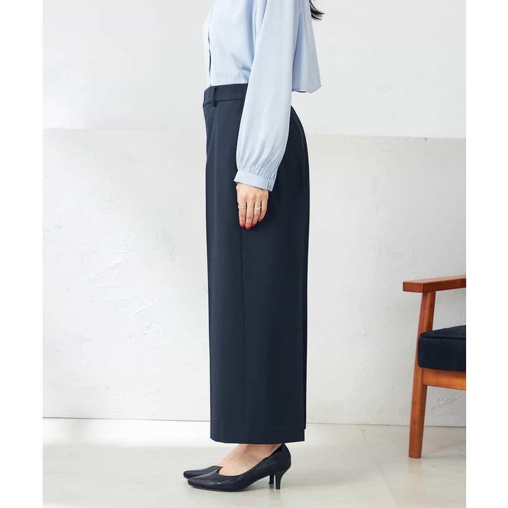 【洗える/ストレッチ/UVカット】麻調ストレッチクロップドパンツ | a.v.v【WOMEN】 | 詳細画像21 