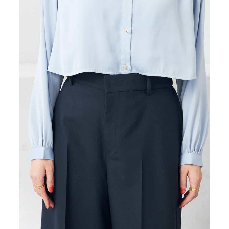 【洗える/ストレッチ/UVカット】麻調ストレッチクロップドパンツ | a.v.v【WOMEN】 | 詳細画像24 