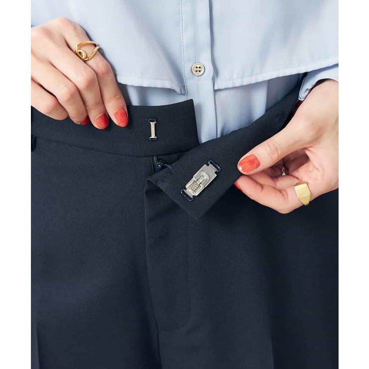 【洗える/ストレッチ/UVカット】麻調ストレッチクロップドパンツ | a.v.v【WOMEN】 | 詳細画像27 