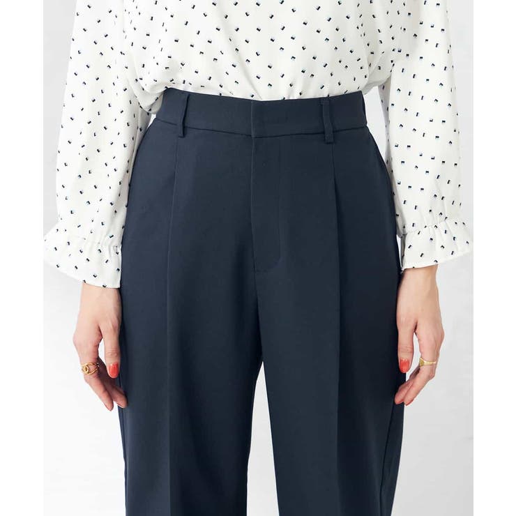 【洗える/ストレッチ/UVカット】麻調ワイドストレートパンツ | a.v.v【WOMEN】 | 詳細画像27 