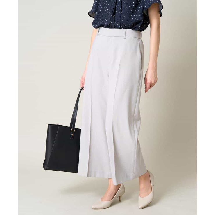 【洗える UVカット 接触冷感】オックスストレッチクロップドワイドパンツ【Ref… | a.v.v【WOMEN】 | 詳細画像15 