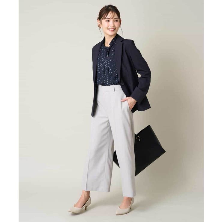 【洗える UVカット 接触冷感】オックスストレッチクロップドワイドパンツ【Ref… | a.v.v【WOMEN】 | 詳細画像17 