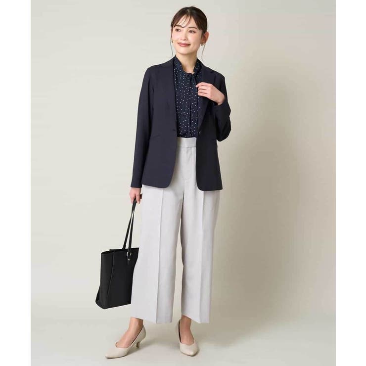 【洗える UVカット 接触冷感】オックスストレッチクロップドワイドパンツ【Ref… | a.v.v【WOMEN】 | 詳細画像18 