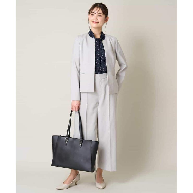 【洗える UVカット 接触冷感】オックスストレッチクロップドワイドパンツ【Ref… | a.v.v【WOMEN】 | 詳細画像19 