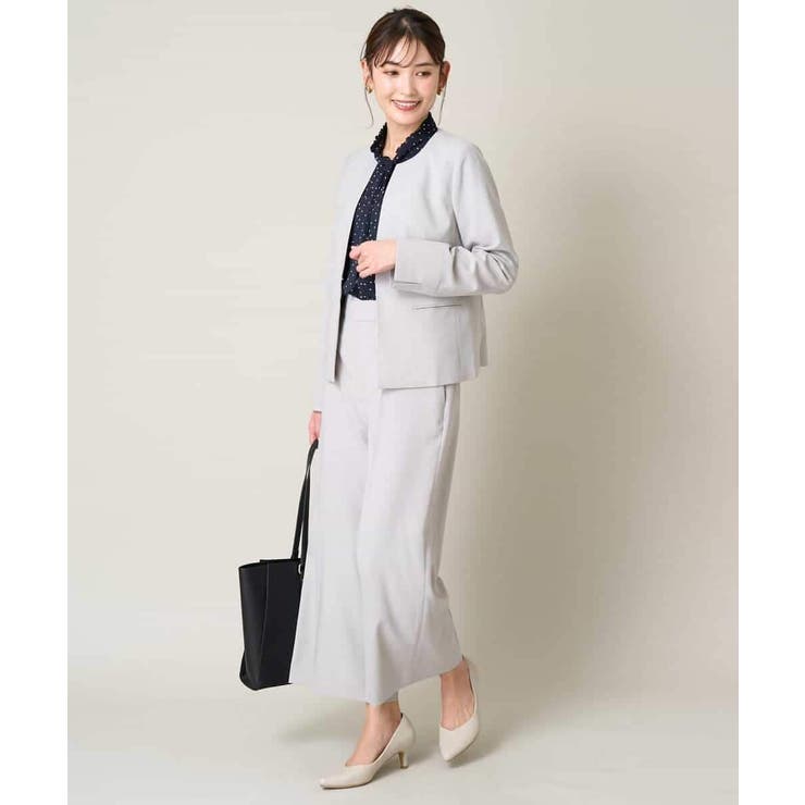 【洗える UVカット 接触冷感】オックスストレッチクロップドワイドパンツ【Ref… | a.v.v【WOMEN】 | 詳細画像20 