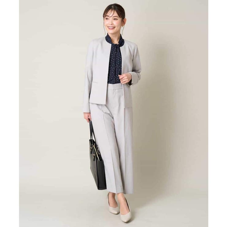 【洗える UVカット 接触冷感】オックスストレッチクロップドワイドパンツ【Ref… | a.v.v【WOMEN】 | 詳細画像21 