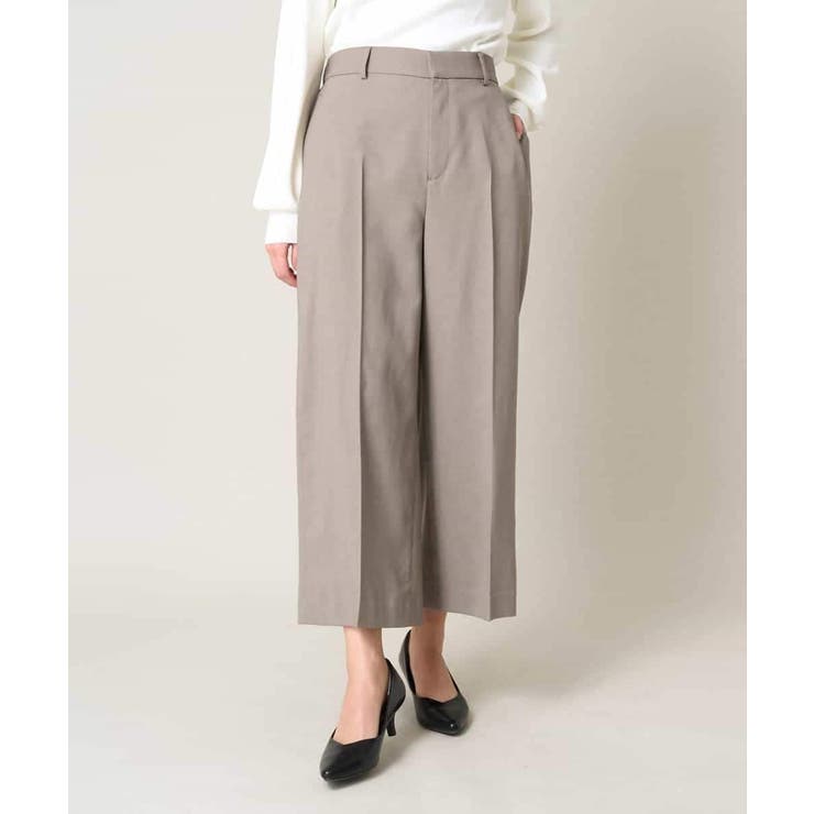 【洗える UVカット 接触冷感】オックスストレッチクロップドワイドパンツ【Ref… | a.v.v【WOMEN】 | 詳細画像22 