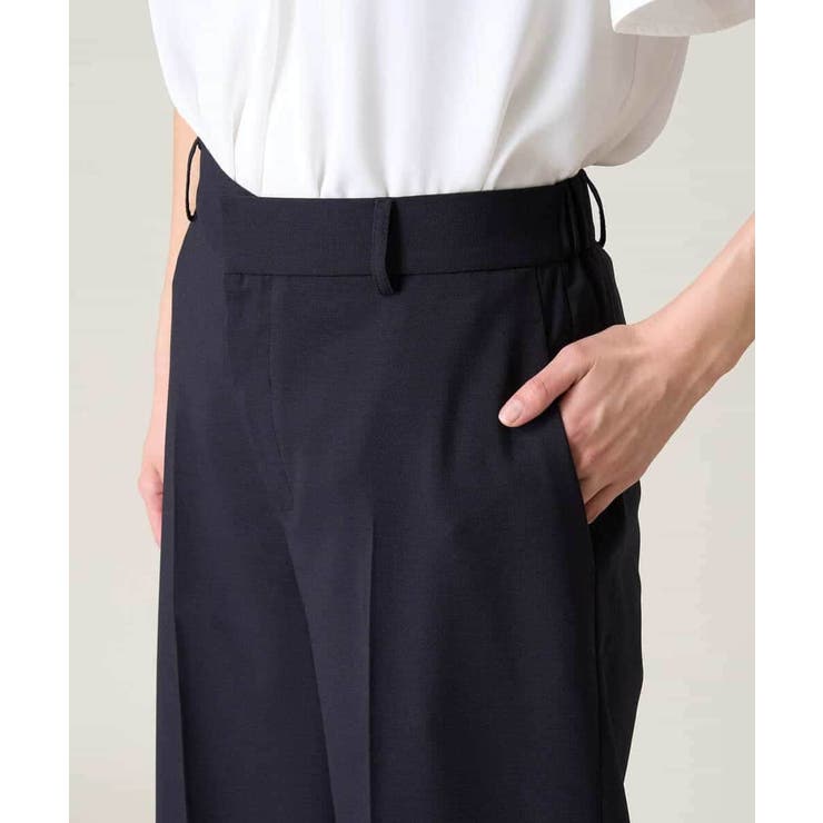 【洗える UVカット 接触冷感】オックスストレッチクロップドワイドパンツ【Ref… | a.v.v【WOMEN】 | 詳細画像30 