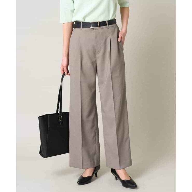 【洗える/UVカット/接触冷感】オックスストレッチワイドパンツ【Reflax】 | a.v.v【WOMEN】 | 詳細画像19 