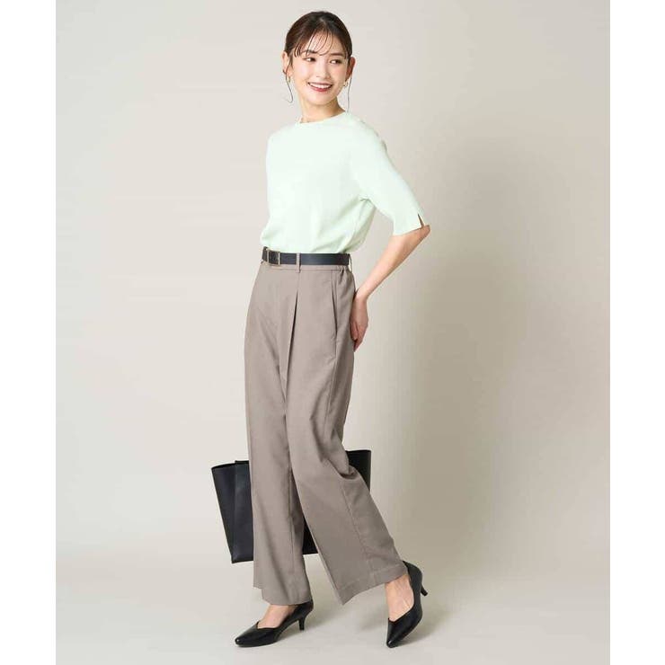 【洗える/UVカット/接触冷感】オックスストレッチワイドパンツ【Reflax】 | a.v.v【WOMEN】 | 詳細画像23 