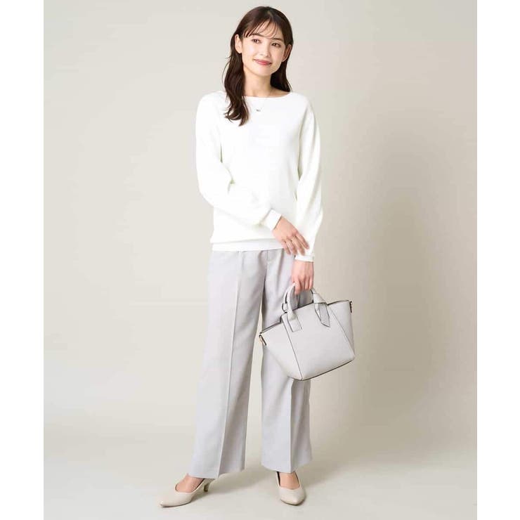 【洗える/UVカット/接触冷感】オックスストレッチワイドパンツ【Reflax】 | a.v.v【WOMEN】 | 詳細画像27 